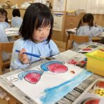 ☆キラキラアート　ぱんだ組水彩画☆